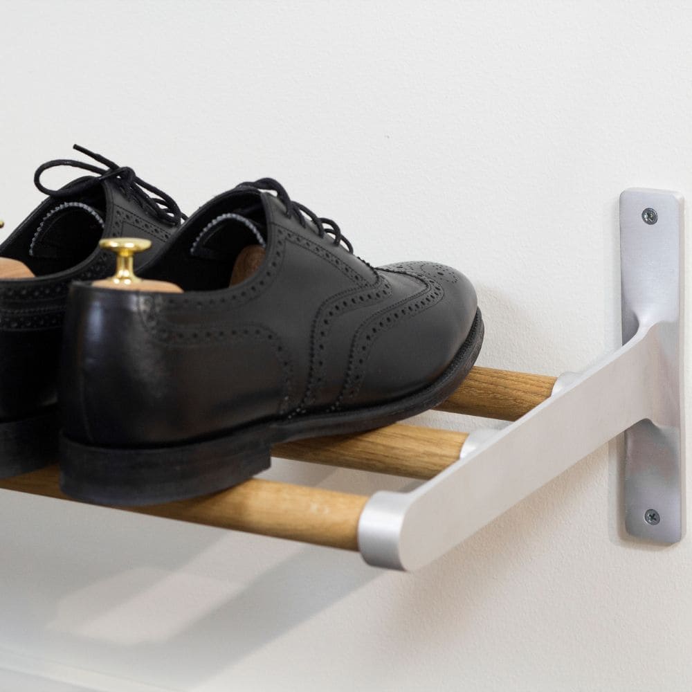 Hattehylde Elegant - Eg/Aluminium