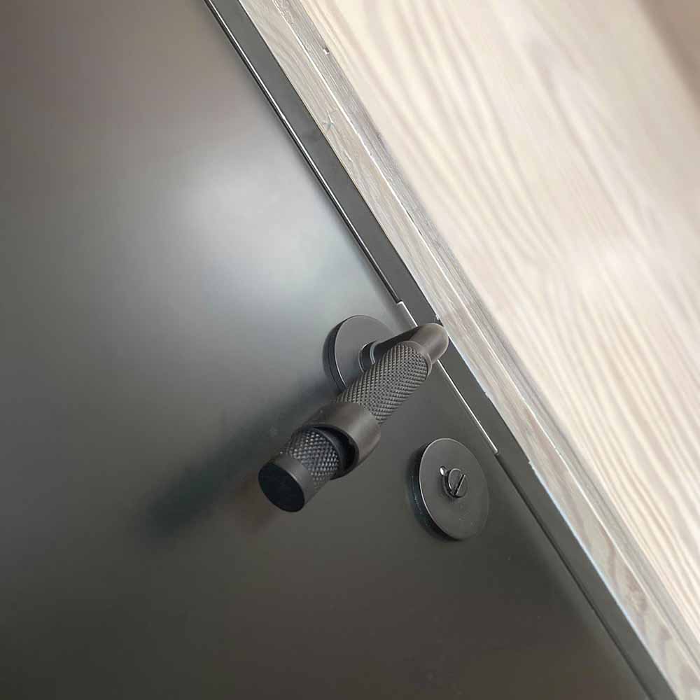 Dørgrebsstop - Sort 3st