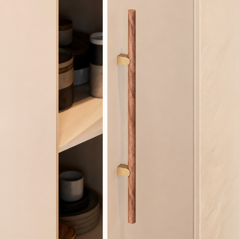Greb Kumo Wood - Valnød/Børstet Messing