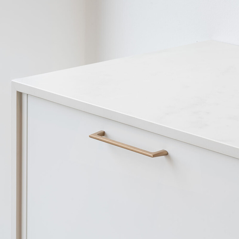 Greb Liv - 160mm - Børstet Lys Guld