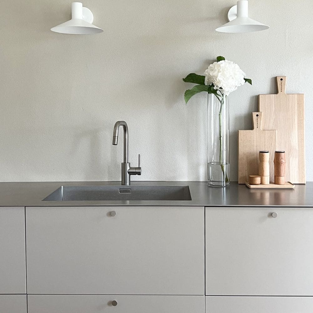 Knop Lund - 25mm - Rustfrit Stål Finish