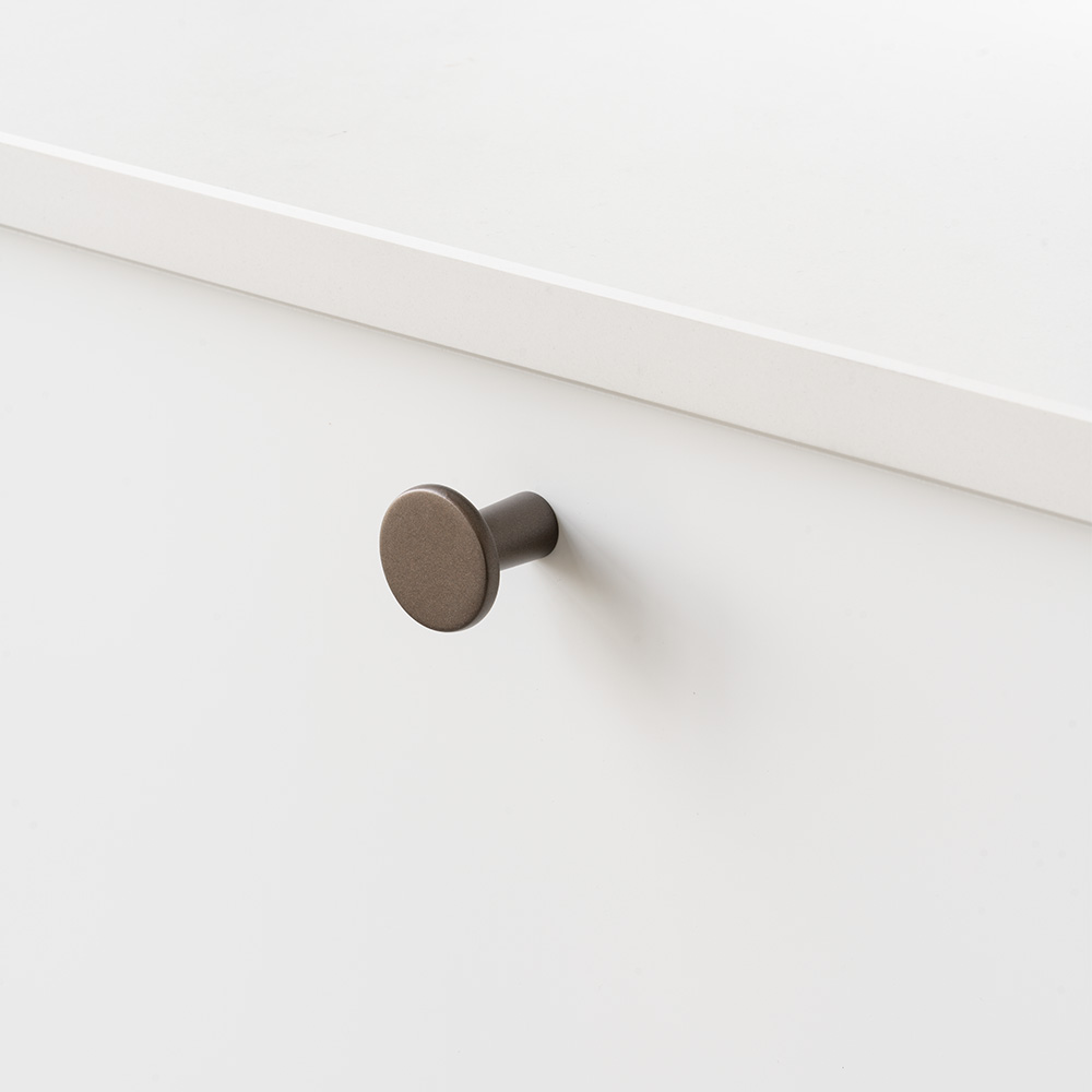 Knop Bob - Varm Bronze