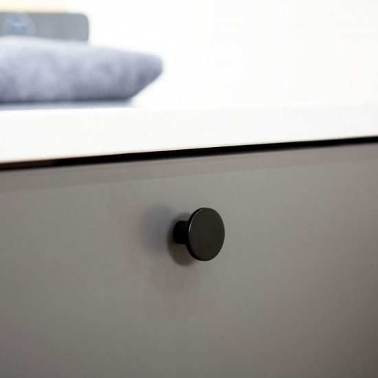 Knop Como - Mat Sort
