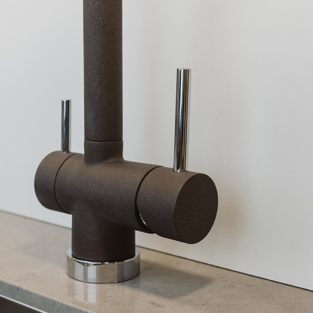 Blandingsbatteri Milano - Silgranit Kaffe/Krom