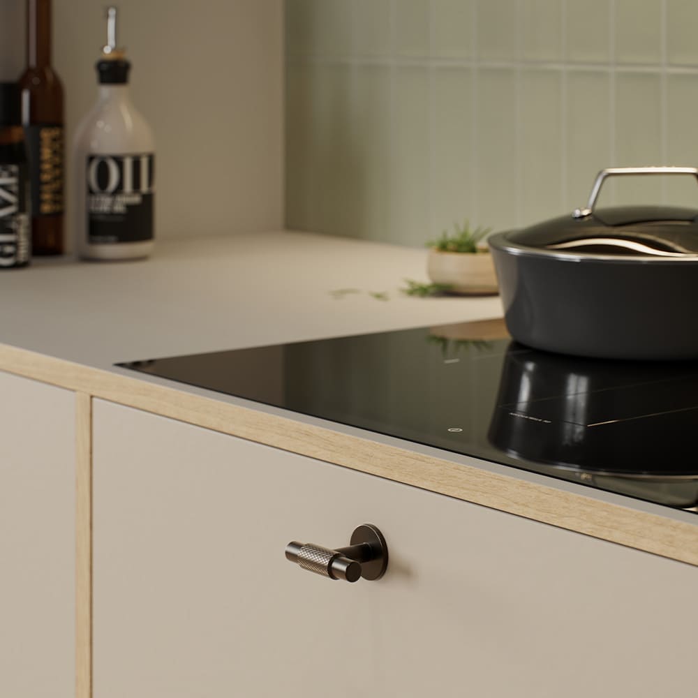 Knop T Manor - Mat Bronze