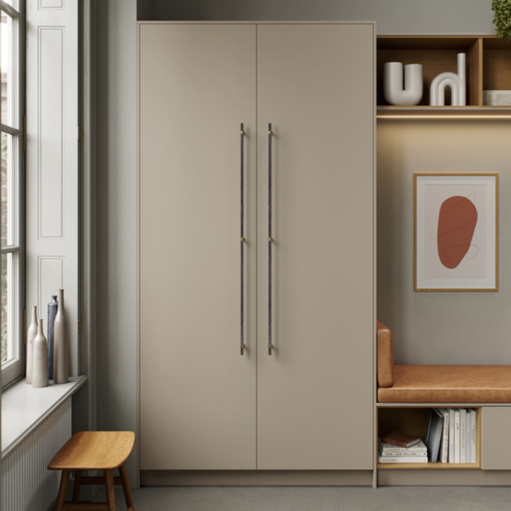 Greb Bond - Mørkbejset Eg/Børstet Messing