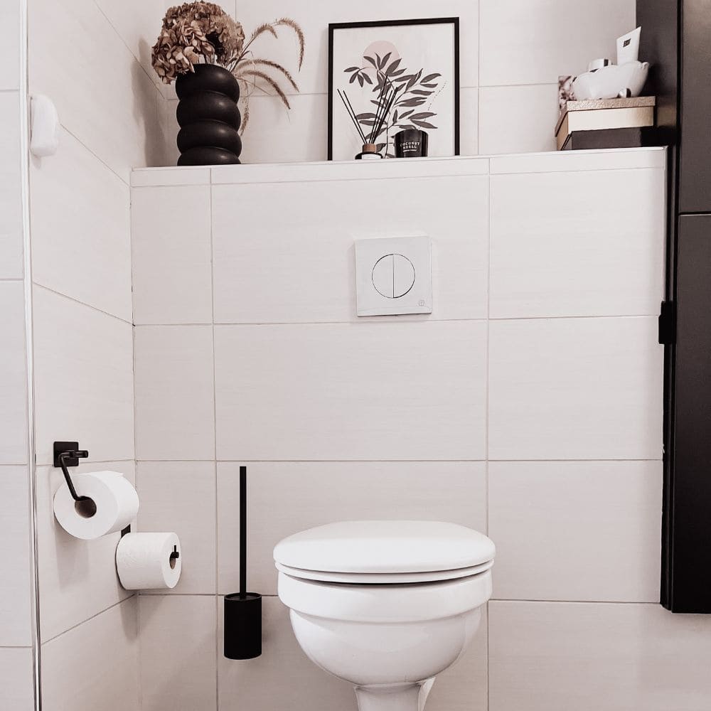 Badeværelsessæt Base 220 - Mat Sort