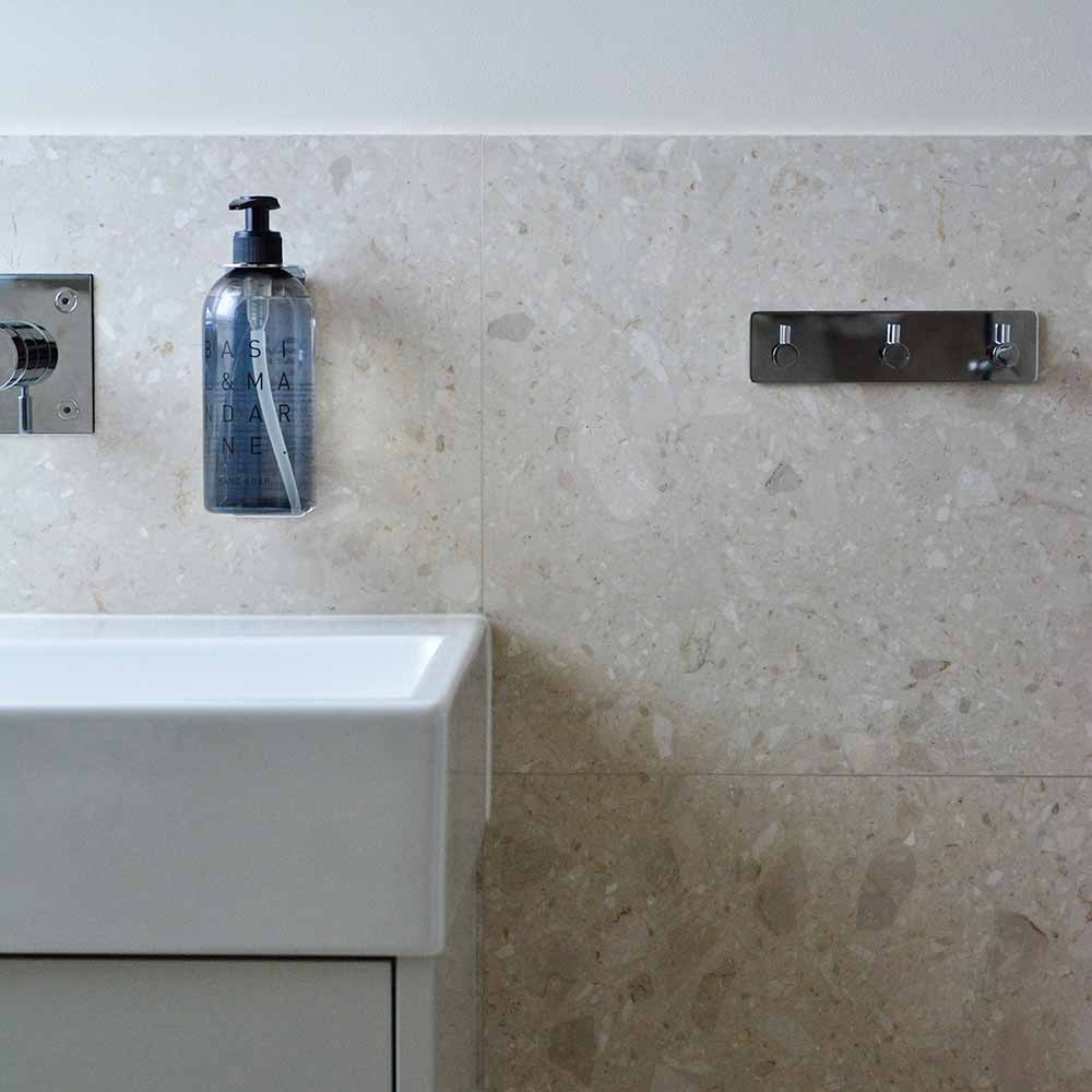 Håndklædekrog Base 220 3-Knage - Krom