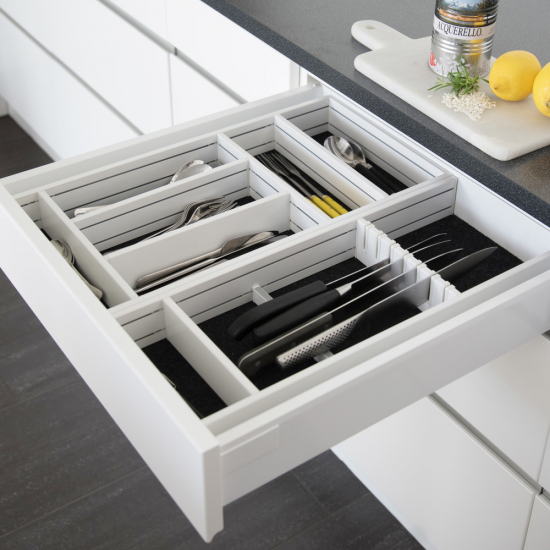 Bestikskuffe Flex Basic - Hvid