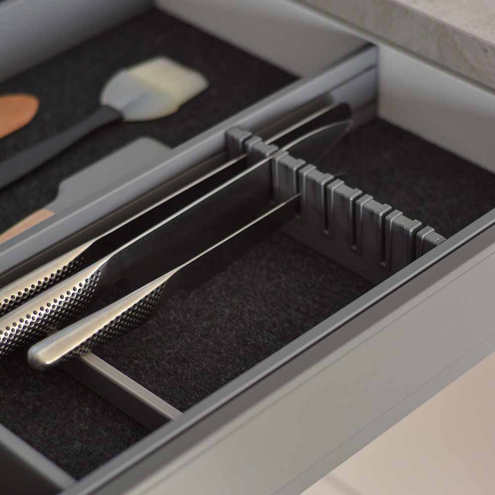Knivindsats Flex Basic - Mørkegrå