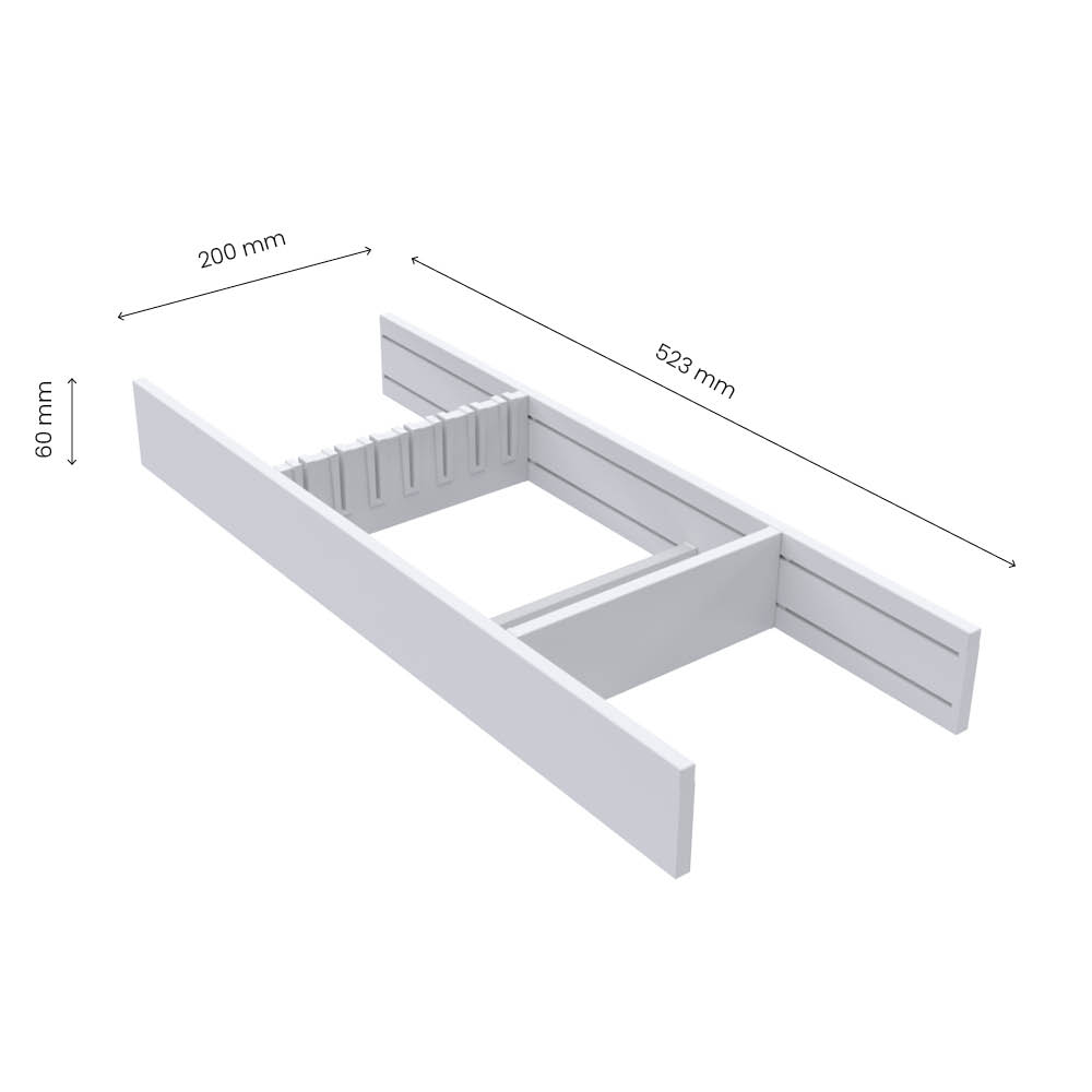 Knivindsats Flex Basic - Hvid