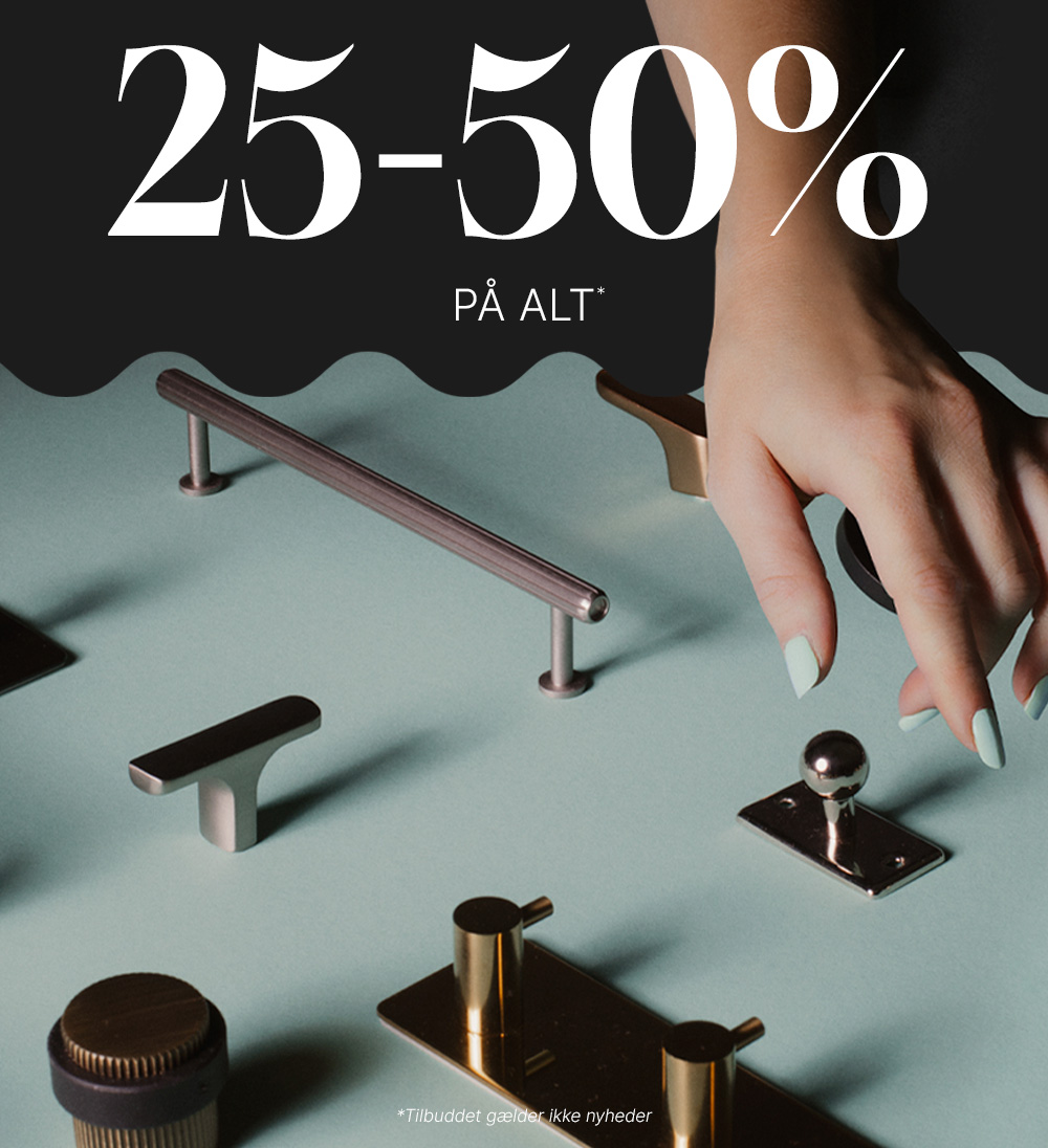 BLACK WEEK - 25-50% på alt